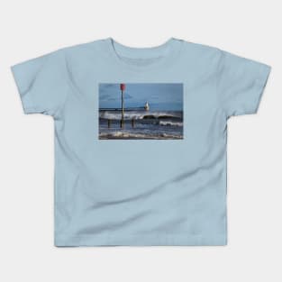 Windswept seascape Kids T-Shirt